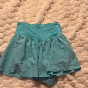 Womens Offline by Aerie Real Me Crossover Flowy Shorts in blue/teal size xs